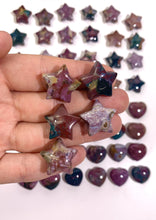 Load image into Gallery viewer, Ocean Jasper MINIS Hearts , Stars, and Spheres
